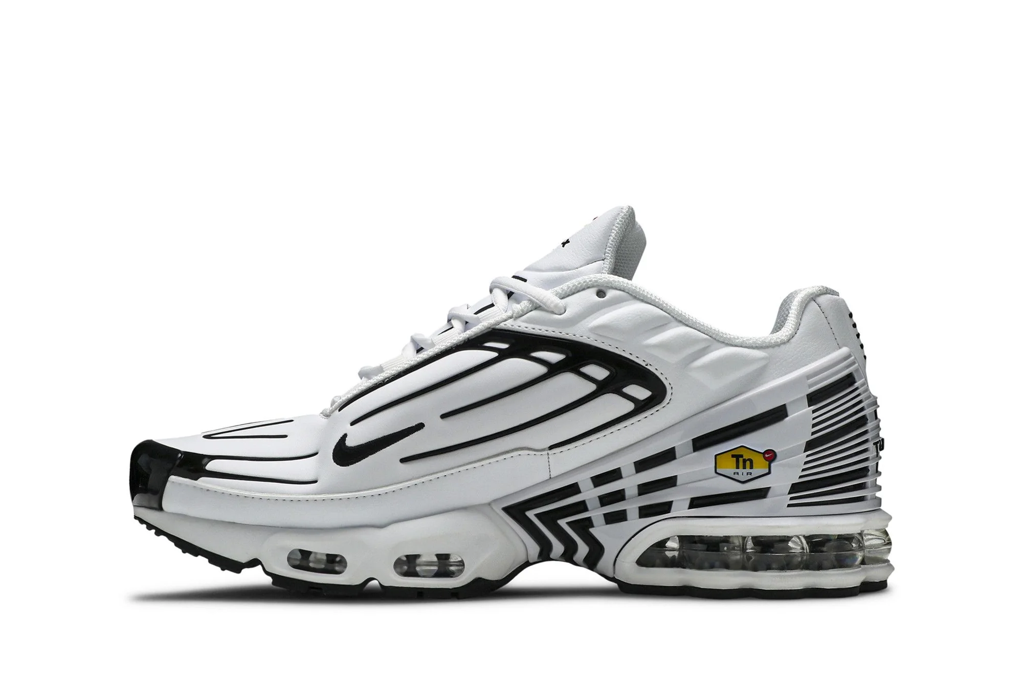 Nike Air Max Plus 3 Leather ‘White Black’ CK6716-100 - Image 3