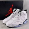 Nike Air Jordan 6 Retro "Oreo" White Black Speckle Icy Sole Basketball Shoes 384664-101