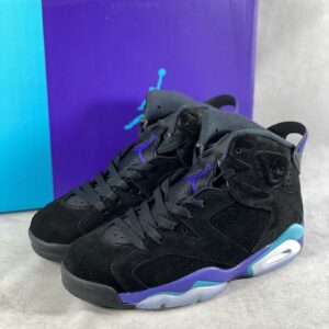 Air Jordan 6 Retro "Aqua" Black Bright Concord Aquatone Men's Sneakers CT8529-004