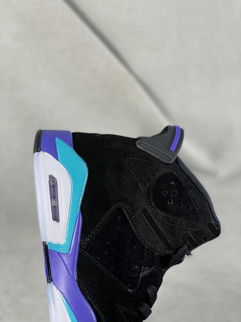 Air Jordan 6 Retro "Aqua" Black Bright Concord Aquatone Men's Sneakers CT8529-004 - Image 6