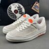 J Balvin x Air Jordan 2 Retro Low 'Celestine Blue' FJ6037-117. Nike AJ2 Low Light Grey Cream Orange Suede Sneakers Trainers Men's Women's J Balvin Shoes.