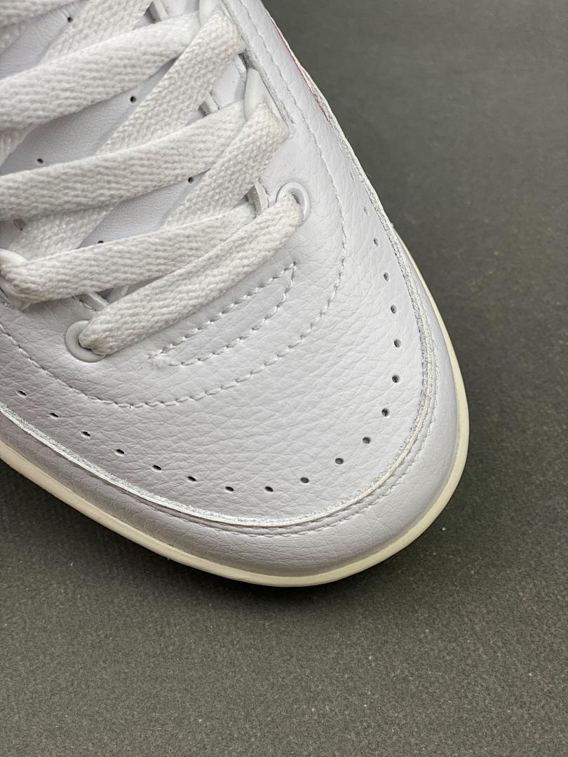 Nike Air Jordan 2 Low Cherry White Varsity Red Sneakers DV9956-106 - Image 6