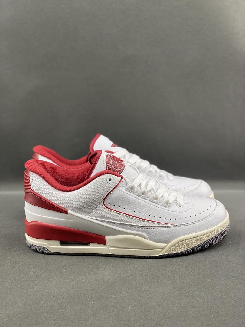 Nike Air Jordan 2 Low Cherry White Varsity Red Sneakers DV9956-106 - Image 10