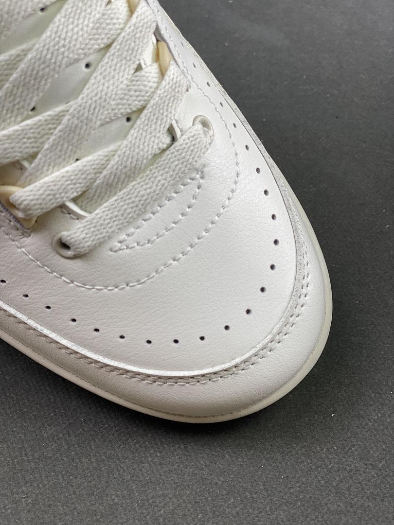 Nike Air Jordan 2 Low Cement Grey DR8884-100 White Grey Sail Gold Men's Sneakers - Image 6