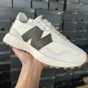 New Balance 327 MS327FE Sea Salt Deep Olive Rain Cloud Off-White Khaki Gum Sole Lifestyle Sneakers Men's Women's Casual Shoes