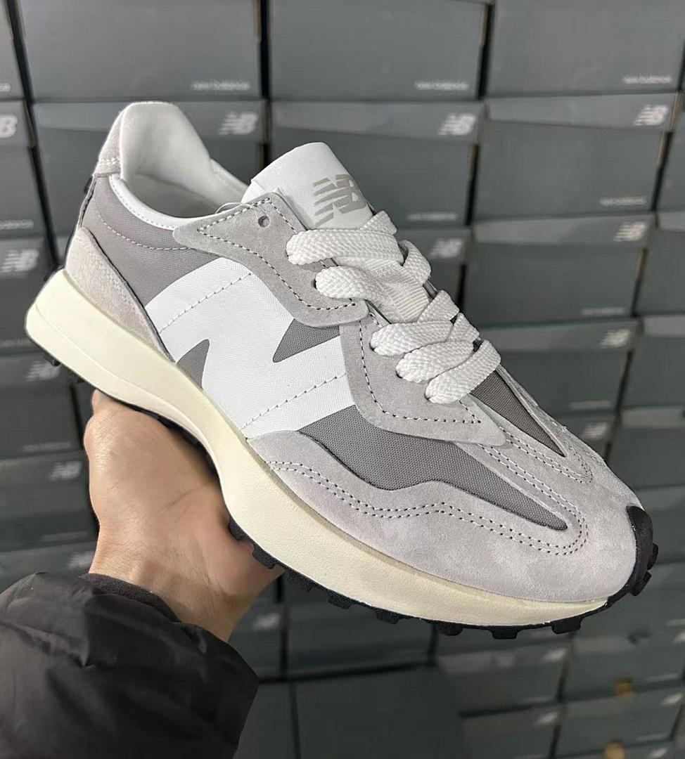 New Balance 327 Castlerock Phantom Grey White Sneakers MS327CPG