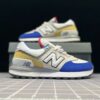 New Balance 574 Legacy U574LGG1 Royal Blue Yellow White Grey Red Accent Lifestyle Sneakers