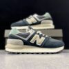 New Balance 574 Legacy Dark Navy Cream Mint Green Men's Women's Casual Lifestyle Sneakers Shoes Trainers