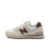 New Balance 574 ML574EVB Sea Salt Bone Burgundy Gum Sole Classic Lifestyle Sneakers Men's Women's Shoes Trainers
