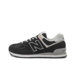 New Balance 574 Men's Classic Lifestyle Sneakers Black Grey ML574ENCAP