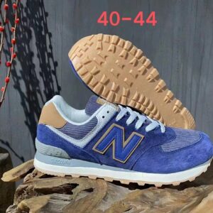 New Balance 574 Men's Royal Blue Suede Lifestyle Sneakers ML574 with ENCAP Cushioning & Gum Outsole - Sizes 40-44