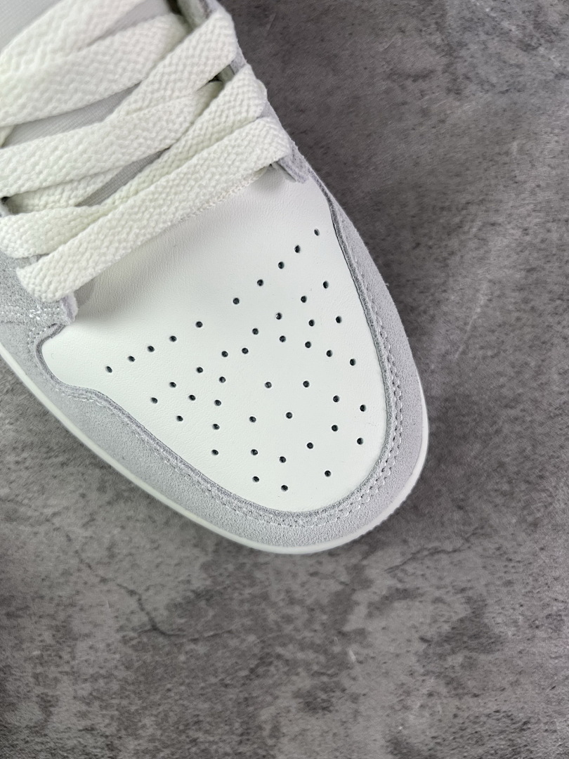 Air Jordan 1 High OG "Stealth" Grey White Men's Sneakers 555088-037 - Image 6