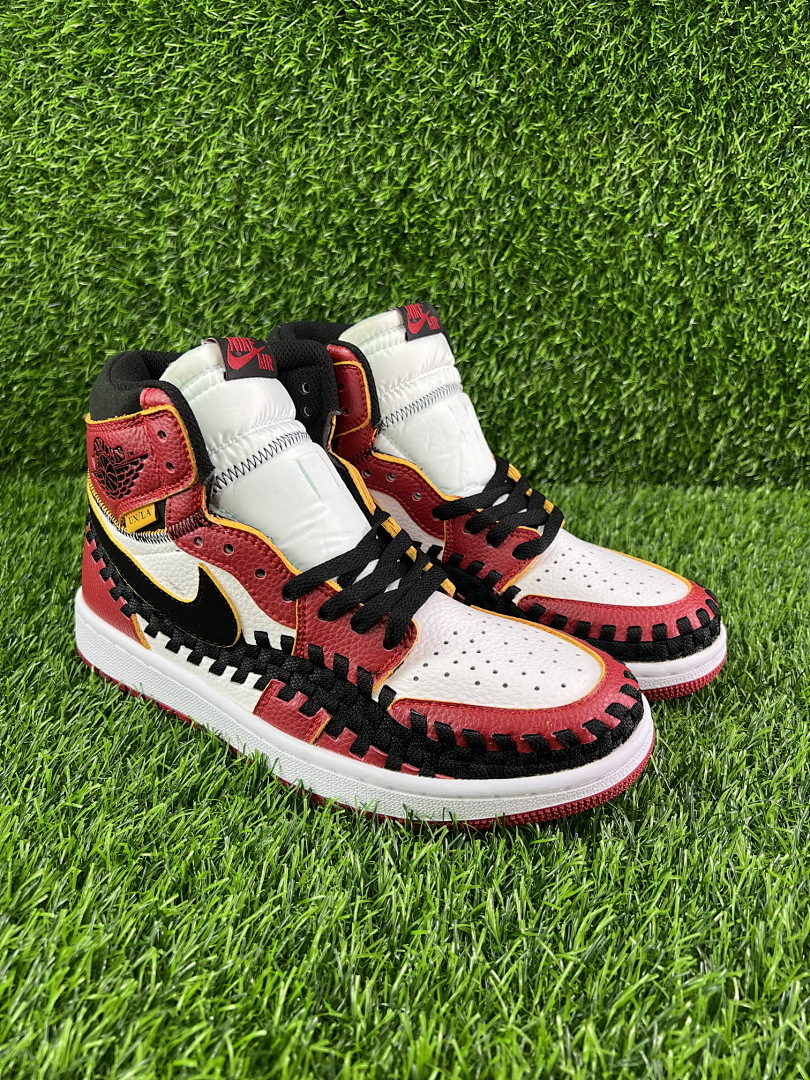Nike Air Jordan 1 Retro High OG Union LA x Bephies Beauty Supply Woven Red Black White Sneakers FD0399-163 - Image 10