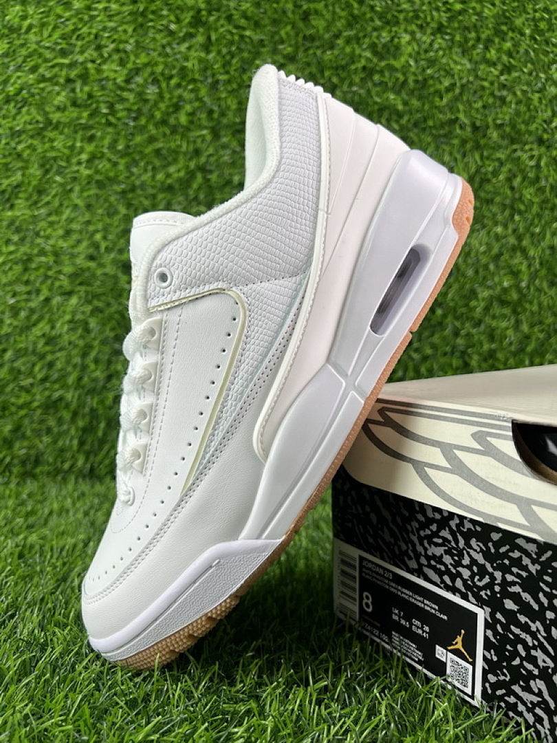 Air Jordan 2 Low White Sail Gum Light Brown DX4401-105 - Image 4