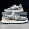 New Balance 574 Classic Grey White Cream ENCAP Lifestyle Sneakers ML574
