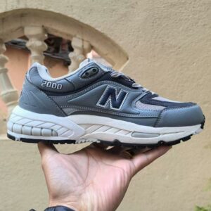 New Balance 2000R Grey Navy Blue Lifestyle Running Shoes Sneakers Trainers