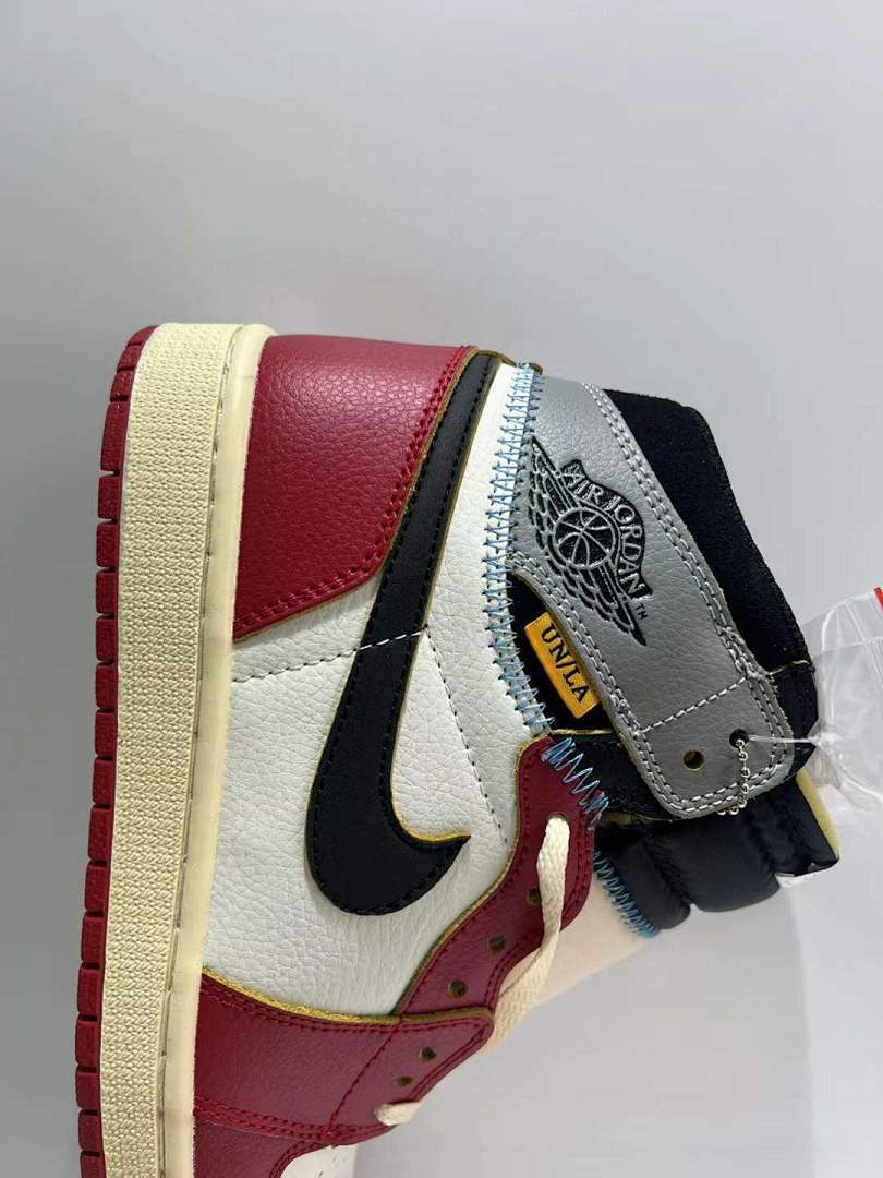 Nike Air Jordan 1 Retro High OG Union LA Varsity Red Black Toe Chicago BV1300-106 Men's Sneakers - Image 7