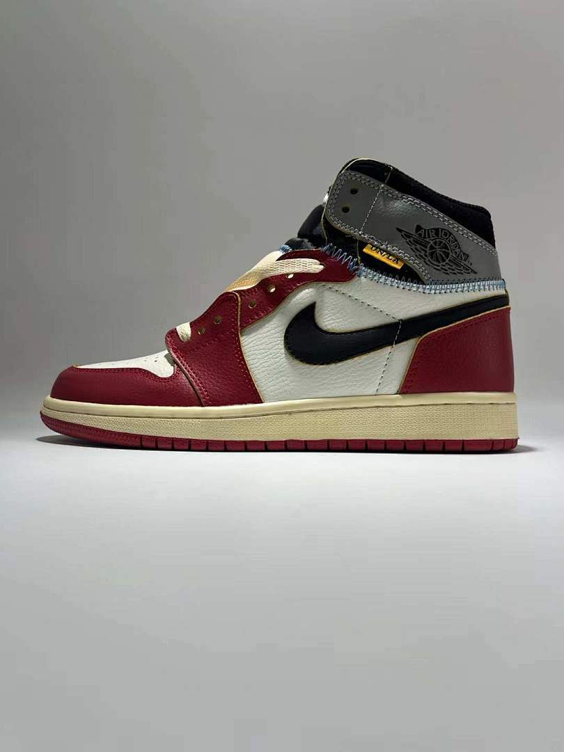 Nike Air Jordan 1 Retro High OG Union LA Varsity Red Black Toe Chicago BV1300-106 Men's Sneakers - Image 8