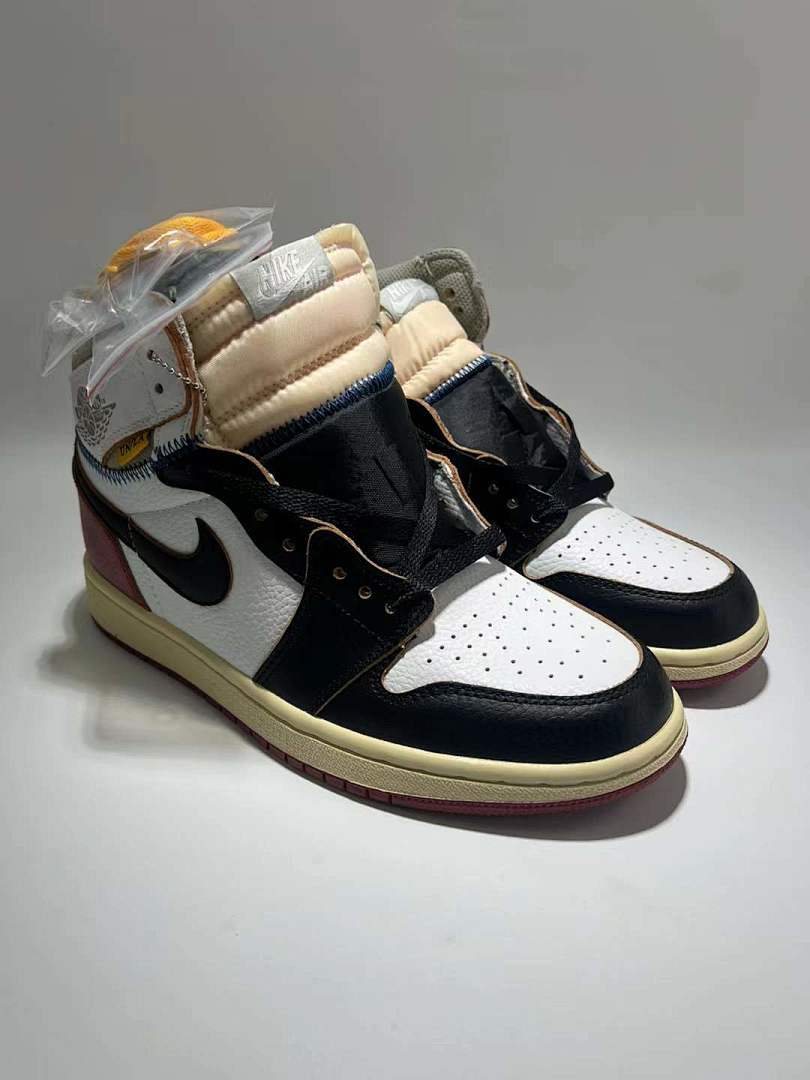 Nike Union Air Jordan 1 Retro High OG Black Toe BV1300-106 Men's Sneakers Shoes Limited Edition Collaboration - Image 6