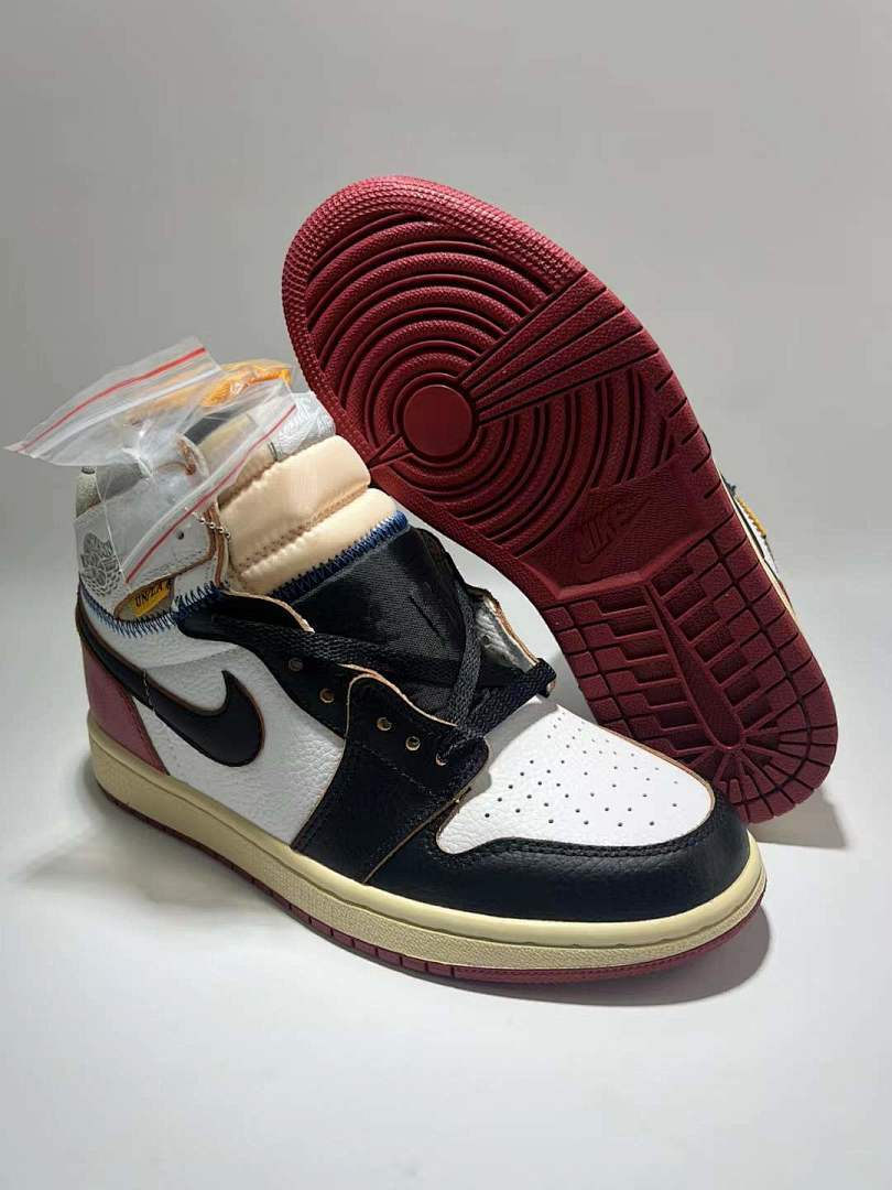 Nike Union Air Jordan 1 Retro High OG Black Toe BV1300-106 Men's Sneakers Shoes Limited Edition Collaboration - Image 7