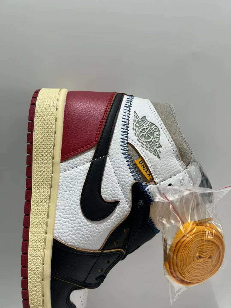 Nike Union Air Jordan 1 Retro High OG Black Toe BV1300-106 Men's Sneakers Shoes Limited Edition Collaboration - Image 9