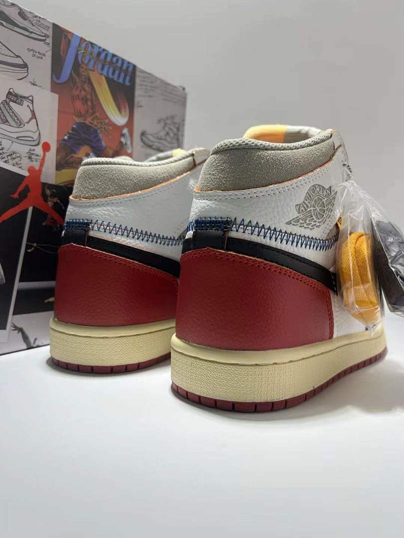 Nike Union Air Jordan 1 Retro High OG Black Toe BV1300-106 Men's Sneakers Shoes Limited Edition Collaboration - Image 10