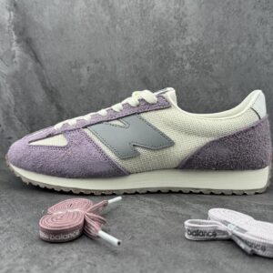 New Balance 237 Plum Moonbeam WS237PL1 Unisex Retro Lifestyle Sneakers Lavender Light Purple Cream Grey Suede Mesh Shoes