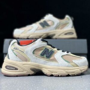 New Balance 530 MR530EM ABZORB Running Shoes Trainers Sneakers - Cream Beige Green Moonbeam Stoneware