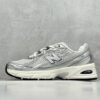 New Balance 740 Silver Metallic White Mesh Retro Running Shoes ABZORB Sneakers Trainers