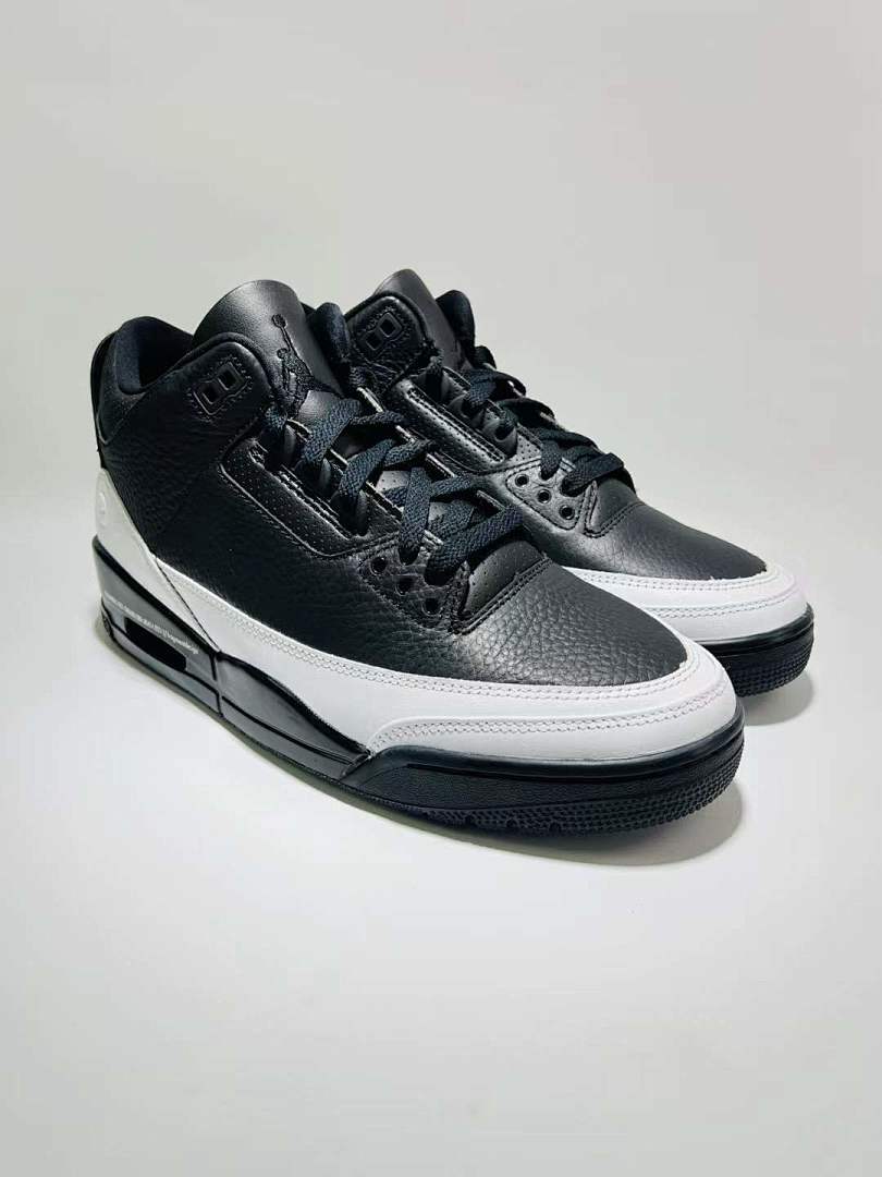 Nike Air Jordan 3 Retro "Cyber Monday" Black White 136064-020 Men's Lifestyle Sneakers Shoes Classic Leather - Image 2