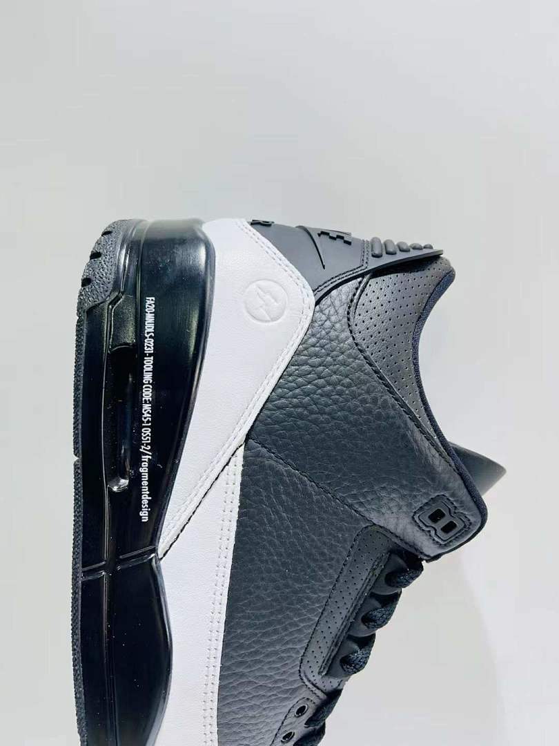 Nike Air Jordan 3 Retro "Cyber Monday" Black White 136064-020 Men's Lifestyle Sneakers Shoes Classic Leather - Image 5