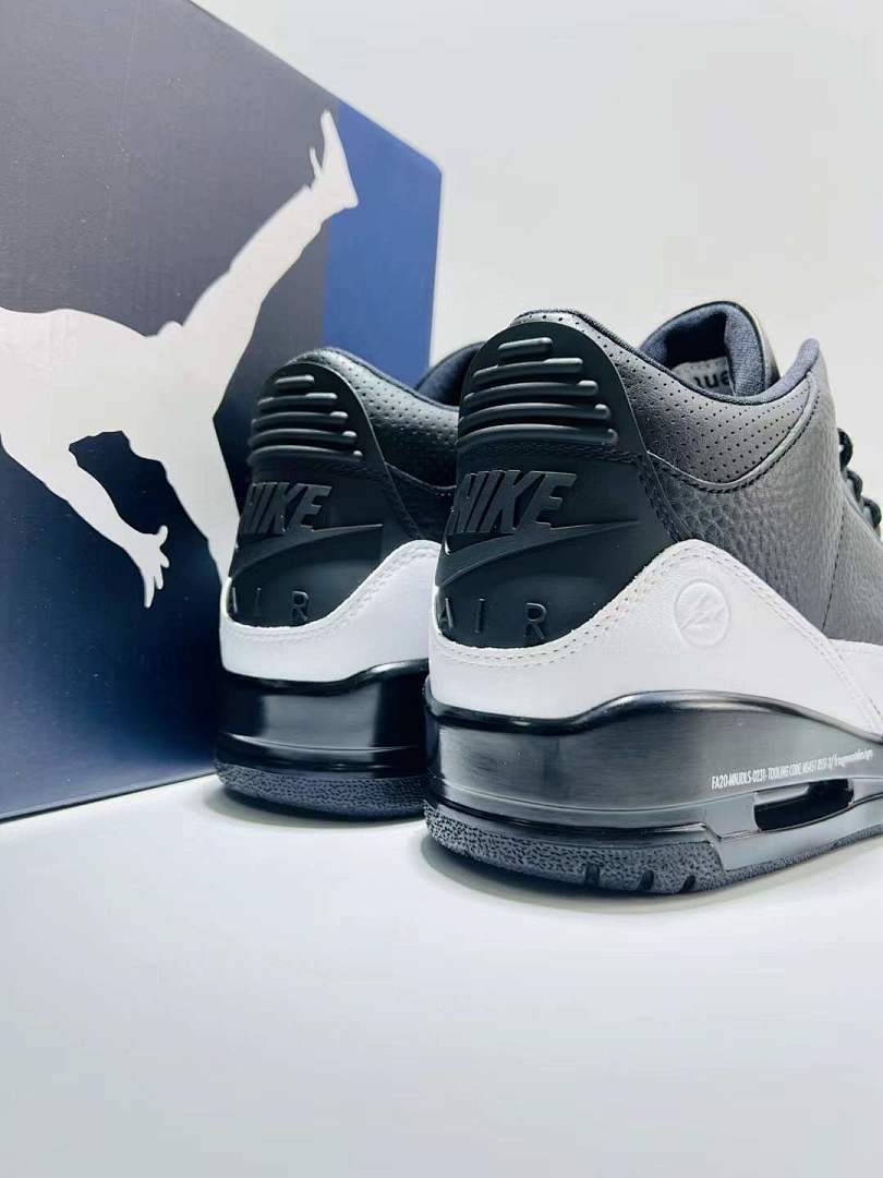 Nike Air Jordan 3 Retro "Cyber Monday" Black White 136064-020 Men's Lifestyle Sneakers Shoes Classic Leather - Image 9