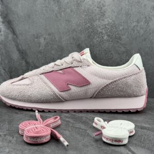 New Balance 220 Women's Rosewater Pink White Suede Mesh Lifestyle Sneakers U220RLA