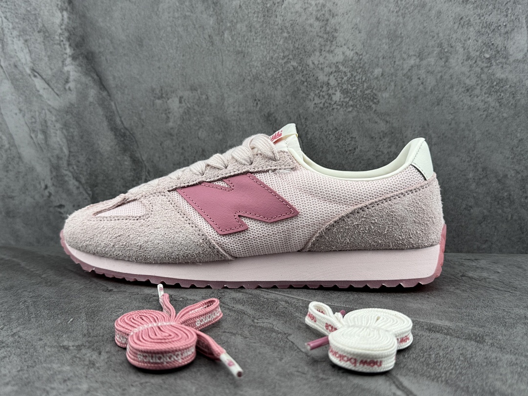 New Balance 220 Women's Rosewater Pink White Suede Mesh Lifestyle Sneakers U220RLA