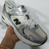 New Balance 530 White Silver Metallic Running Shoes Sneakers MR530KA
