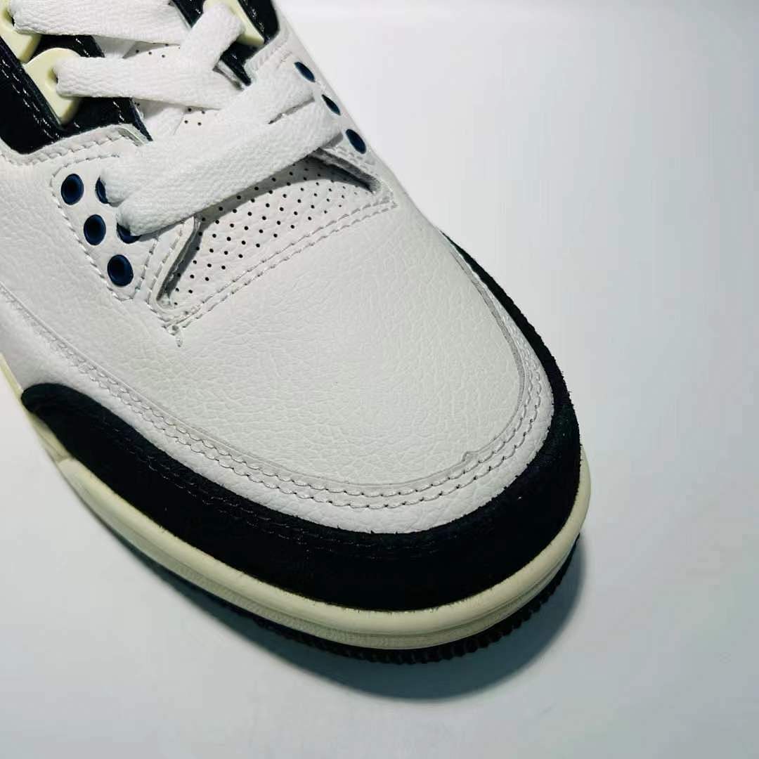 Air Jordan 3 Retro White Cement Reimagined Sneakers DN3707-100 White Black Sail Classic Men's Shoes - Image 6