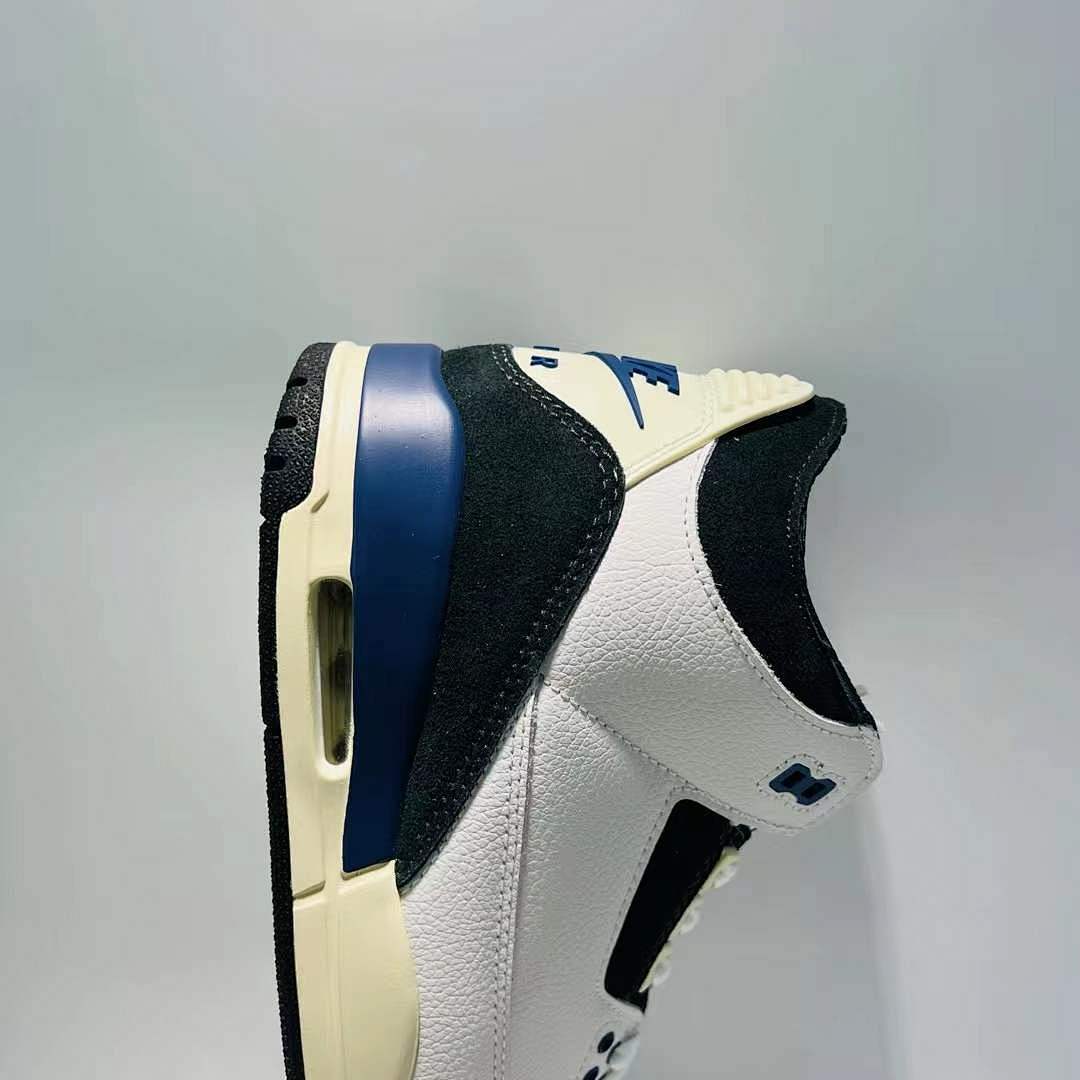 Air Jordan 3 Retro White Cement Reimagined Sneakers DN3707-100 White Black Sail Classic Men's Shoes - Image 7