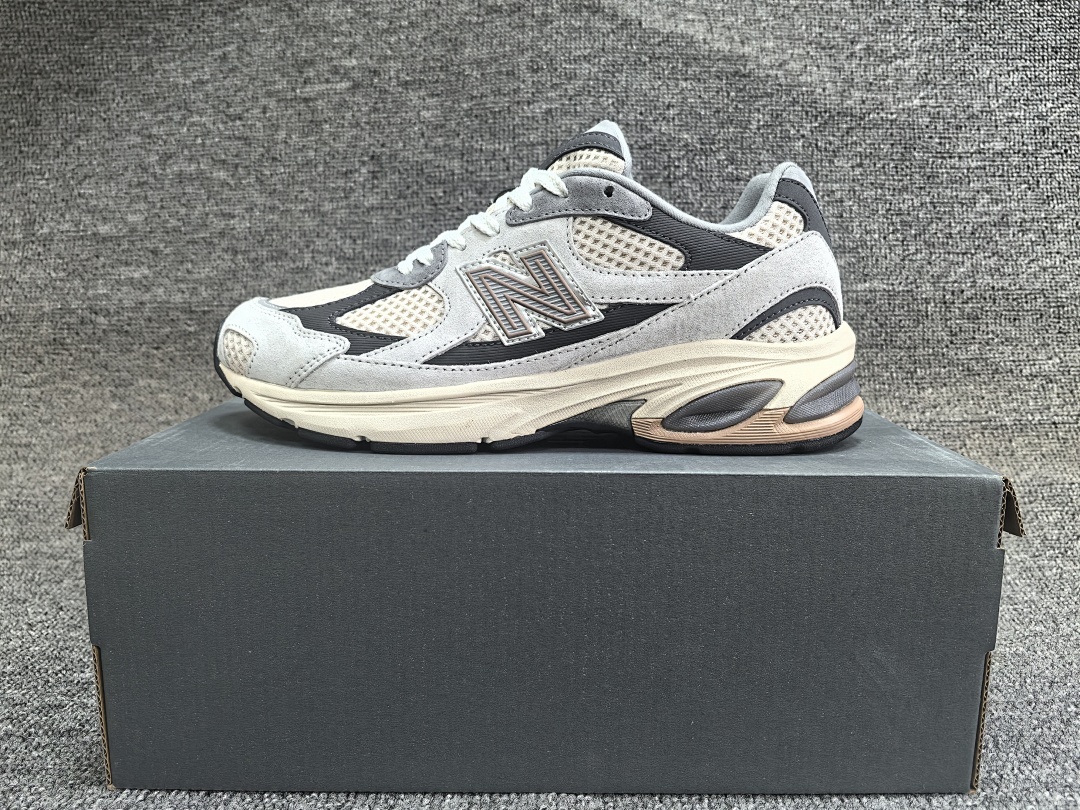 New Balance 2002R "Magnet" M2002RST Grey Black Cream Lifestyle Sneakers Men's Women's - Image 2