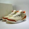 Air Jordan 3 Retro Muslin Orange Canvas Suede