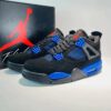 Air Jordan 4 Retro Alternate Motorsport Black Game Royal Sneakers 308497-006 Men's Shoes