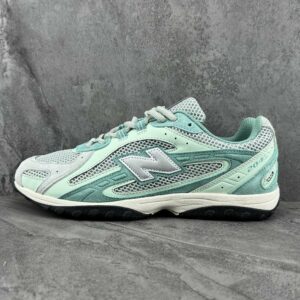 2040 Y2K Retro Running Sneakers Mint Green Teal Grey