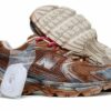 New Balance 530 Distressed Copper Brown Blue Sneakers with Pink Laces M530RTB