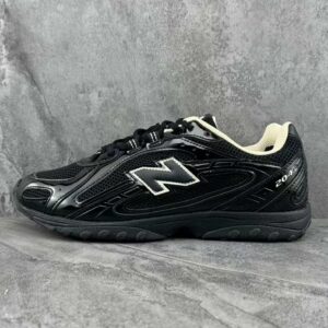 New Balance 2040 Black Mesh Patent Leather Lifestyle Running Sneakers