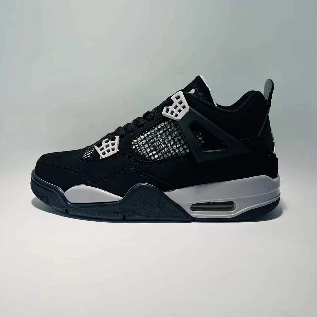 Air Jordan 4 Retro Oreo Black White Grey Sneakers 314254-003 Men's Basketball Shoes - Image 9
