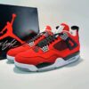 Air Jordan 4 Retro Red Thunder Crimson Black White CT8527-016 Men's Sneakers