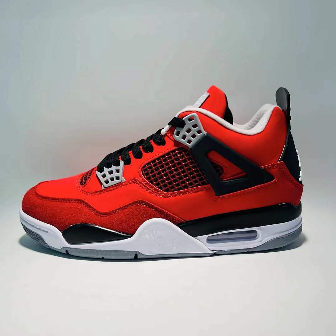 Air Jordan 4 Retro Red Thunder Crimson Black White CT8527-016 Men's Sneakers - Image 2