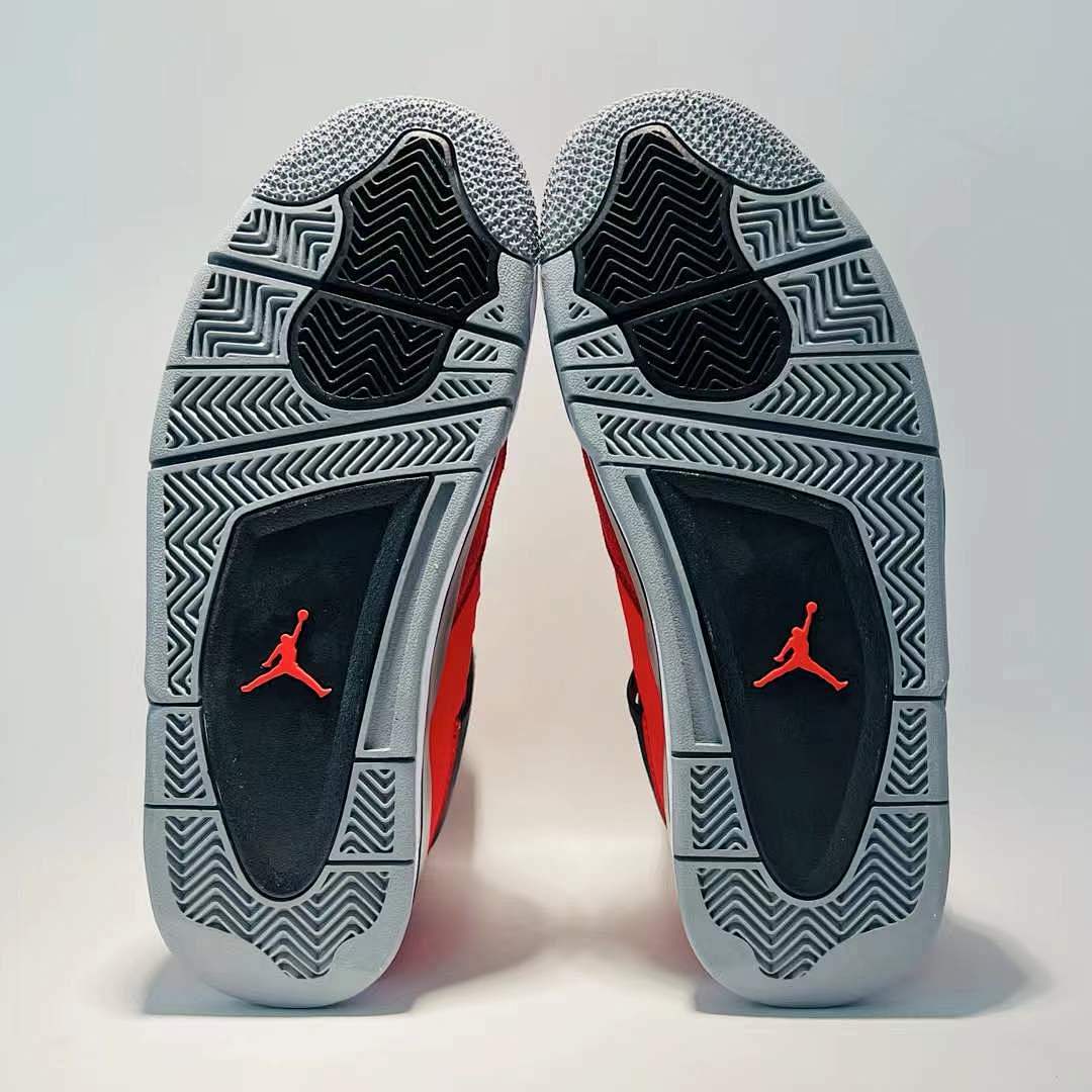 Air Jordan 4 Retro Red Thunder Crimson Black White CT8527-016 Men's Sneakers - Image 6