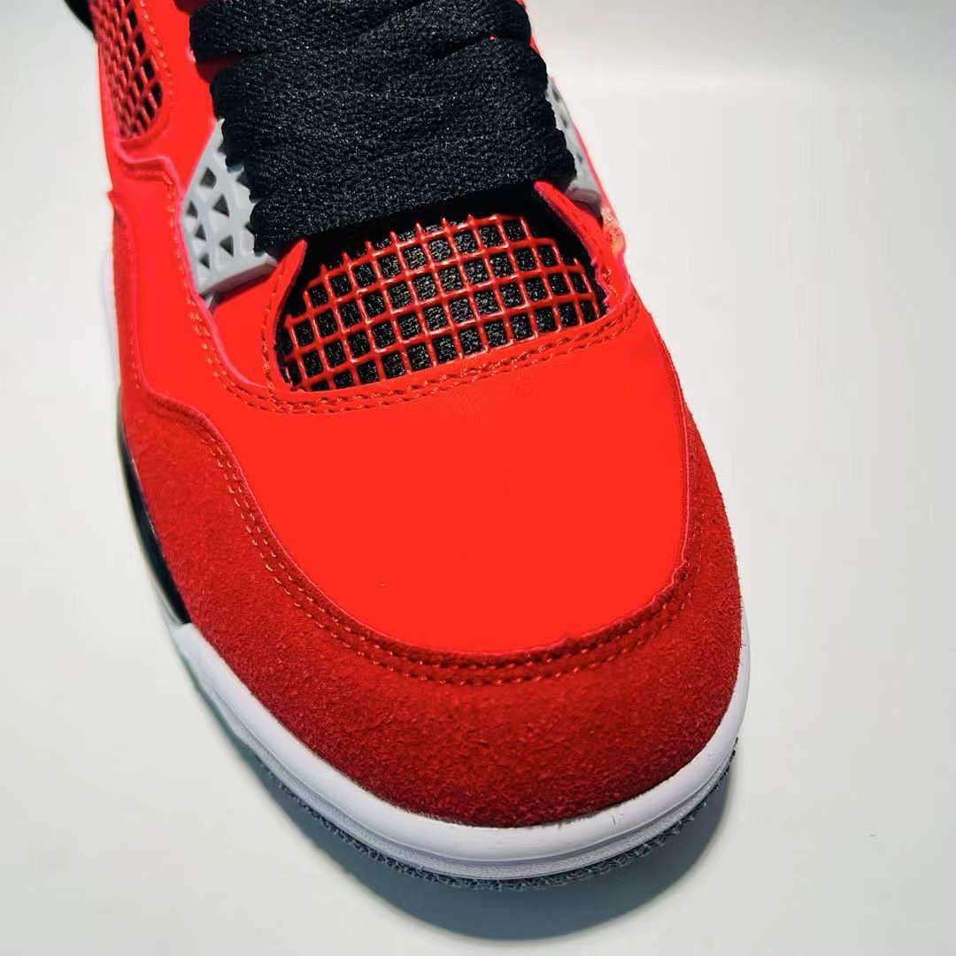 Air Jordan 4 Retro Red Thunder Crimson Black White CT8527-016 Men's Sneakers - Image 7