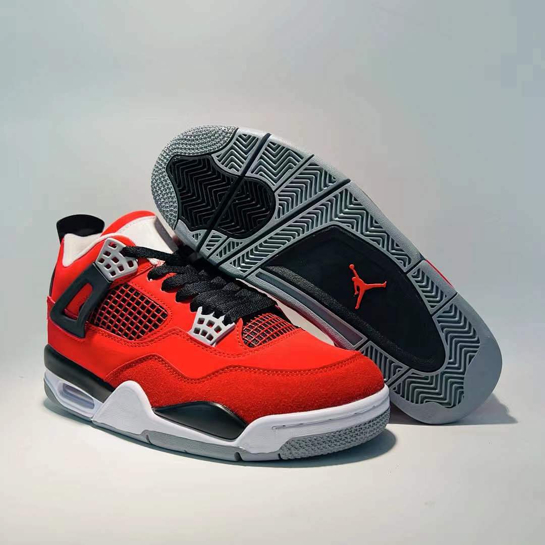 Air Jordan 4 Retro Red Thunder Crimson Black White CT8527-016 Men's Sneakers - Image 9