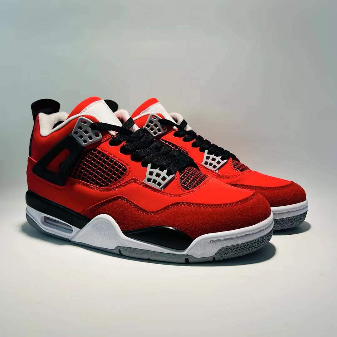 Air Jordan 4 Retro Red Thunder Crimson Black White CT8527-016 Men's Sneakers - Image 10